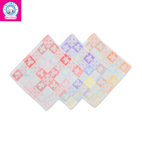  Khăn mặt xô bông (Gói 3 cái) 0748 