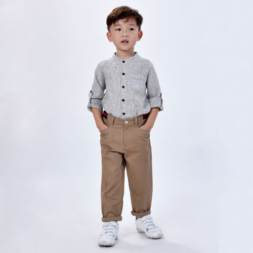  Áo sơ mi Linen tay dài 5448 - Tony Boys 