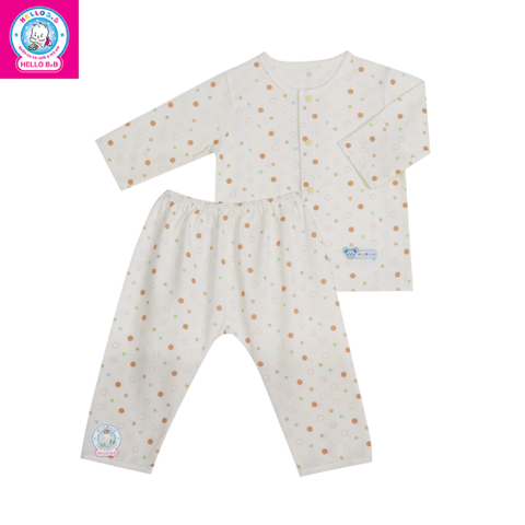  Bộ sơ sinh bông tay dài 1009 