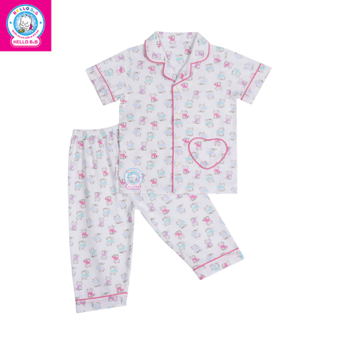  Bộ Pyjamas tay ngắn bé gái 1149 
