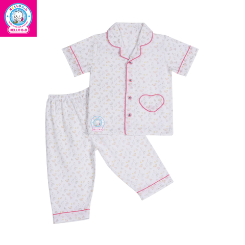  Bộ Pyjamas tay ngắn bé gái 1149 