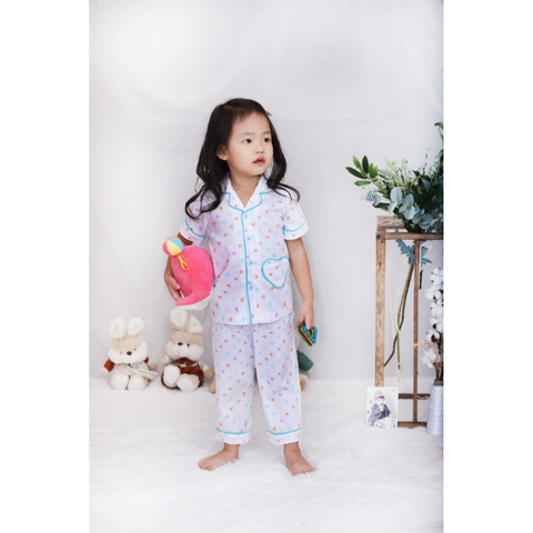  Bộ Pyjamas tay ngắn bé gái 1149 