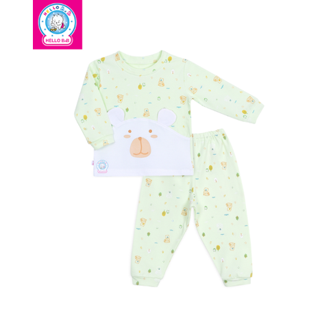  Bộ dài phối trắng bé trai - BA1382 