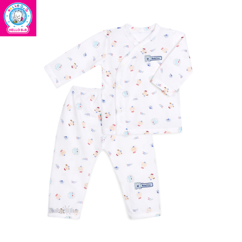  Bộ bé trái bông dún TD - BA1502 (Họa tiết ngẫu nhiên) 
