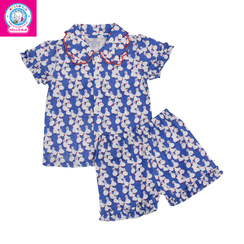  Bộ ngắn bé gái vải Nhật 1163 