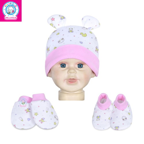  Bộ nón, tay, chân bông 0103 