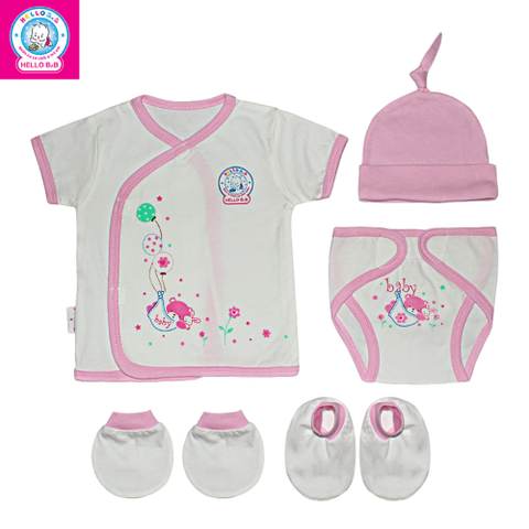  Bộ sơ sinh 5 món SS0264 - HELLO BnB 