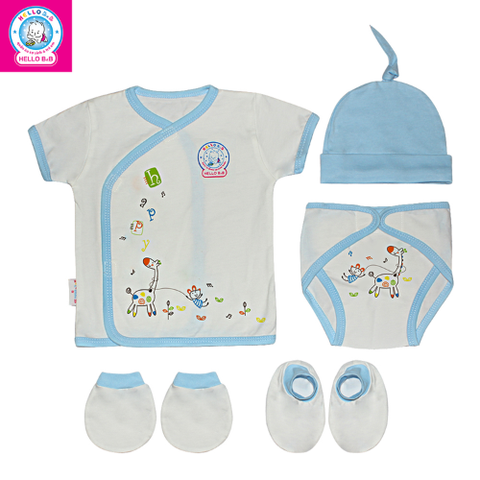  Bộ sơ sinh 5 món SS0264 - HELLO BnB 