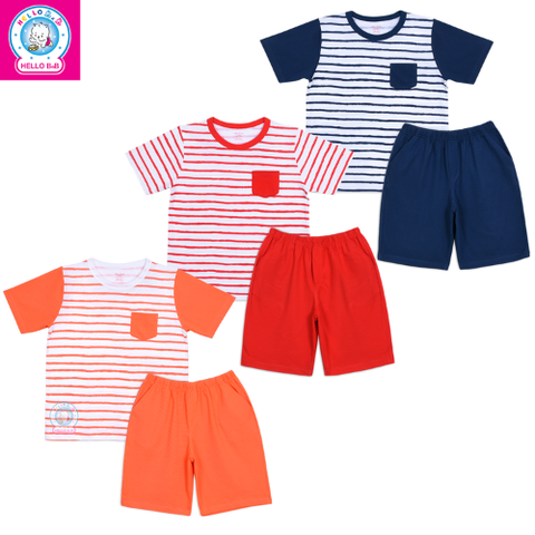  Bộ Tshirt Cổ Tròn Sọc BigSize - BN1484 