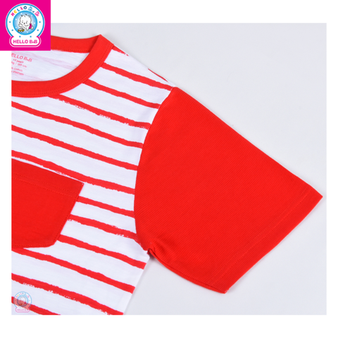  Bộ Tshirt Cổ Tròn Sọc BigSize - BN1484 
