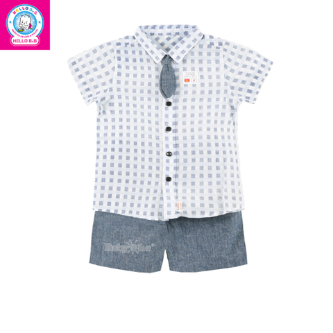  Set sơ mi caro 0922 