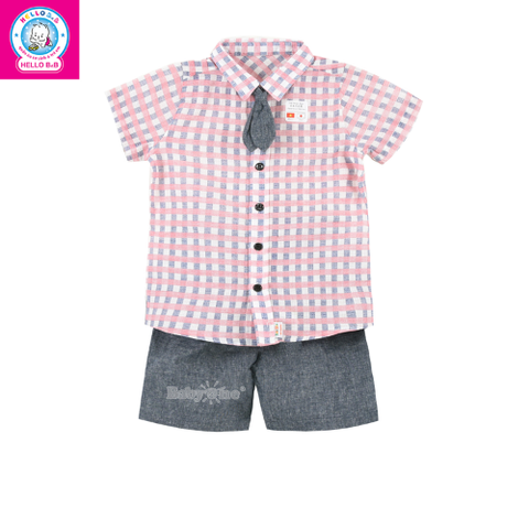  Set sơ mi caro 0922 