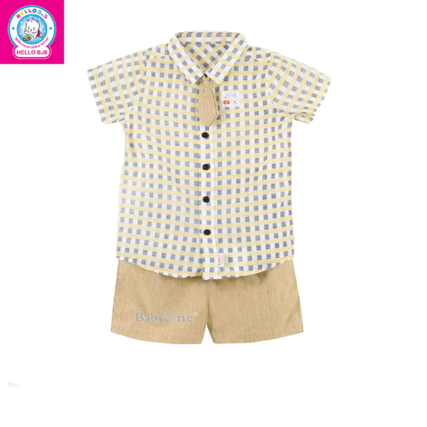  Set sơ mi caro 0922 