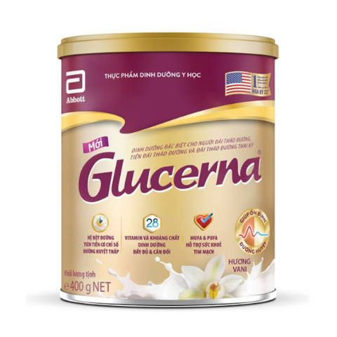  Sữa bột Abbott Glucerna bổ sung vitamin, khoáng chất cho người tiểu đường (850g) 