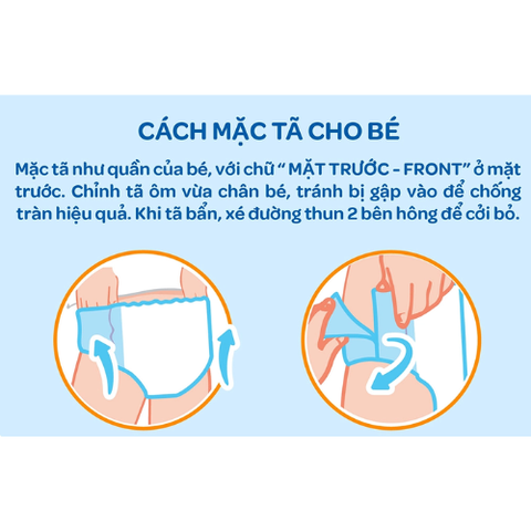  Tã quần Huggies dry L 16 miếng (9-14kg) 
