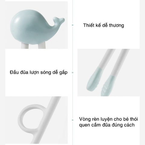  Đũa tập ăn xỏ ngón KUB 