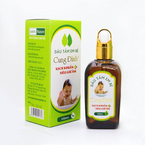  Dầu tắm em bé Cung Đình 100ml 