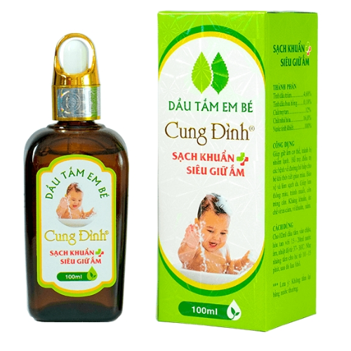  Dầu tắm em bé Cung Đình 100ml 