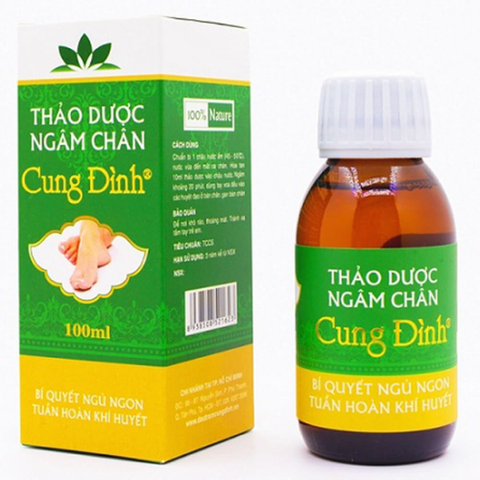  Thảo dược ngâm chân Cung Đình 100ml 