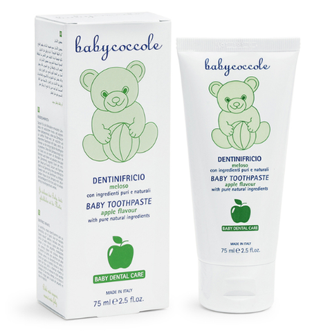  Kem đánh răng Babycoccole hương táo 75ml (+12M) 