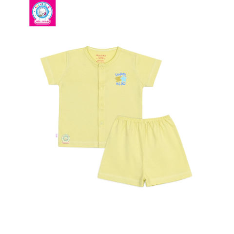 Bộ Ngắn Màu Cài Giữa - BN0081 