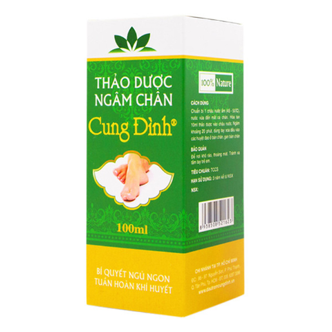  Thảo dược ngâm chân Cung Đình 100ml 