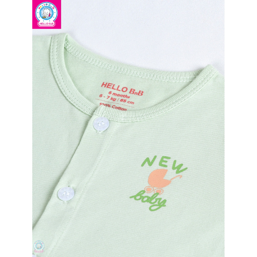  Bộ Ngắn Màu Cài Giữa - BN0081 