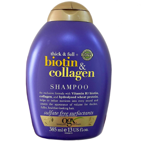  Dầu gội giúp dày tóc Biotin & Collagen của Mỹ 385ml 