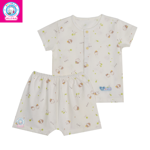  Bộ sơ sinh bông tay ngắn 1008 