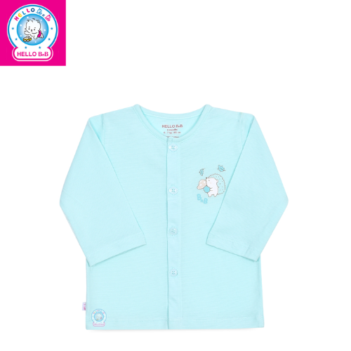  Áo Cài Giữa Màu Gân Ziczac Tay Dài - AL0007 