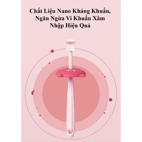  Bàn chải nano siêu mềm xoay 360 độ KUB 