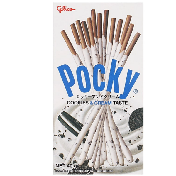  Bánh Pocky kem Cookies & Cream 40g 