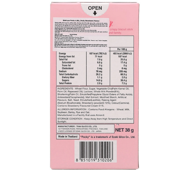  Bánh Pocky kem dâu 38g 