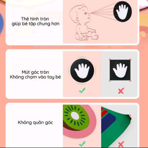  Bộ thẻ học phát triển thị giác, nhận thức và não bộ cho bé KUB 