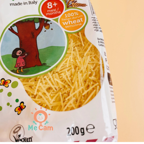  Mì ăn dặm hữu cơ dạng sợi Bio Junior 200g (từ 8 tháng tuổi) 