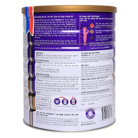  Sữa bột Pedia Sure hương Vani 1.6kg 