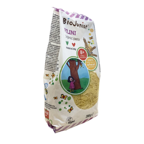  Mì ăn dặm hữu cơ dạng sợi Bio Junior 200g (từ 8 tháng tuổi) 