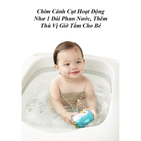  Đồ chơi tắm chim cánh cụt phun nước KUB 