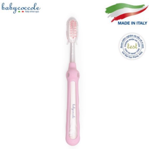  Bàn chải đánh răng Babycoccole - màu hồng 