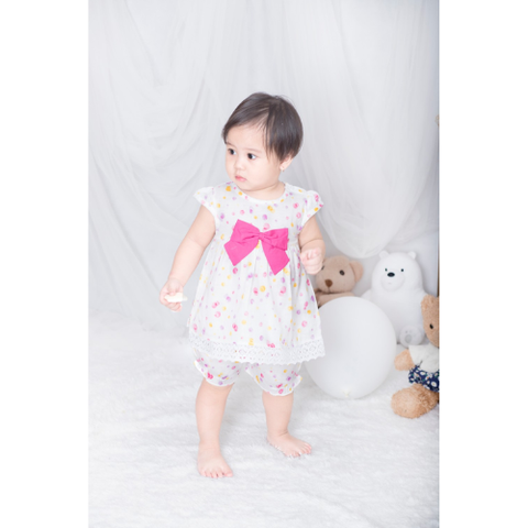 Bộ ngắn bé gái vải Nhật 1158 