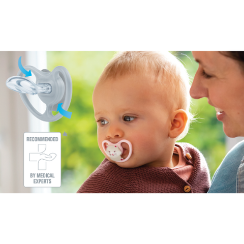  Bộ 2 ti giả NUK Silicone S1 Space 0-6m 