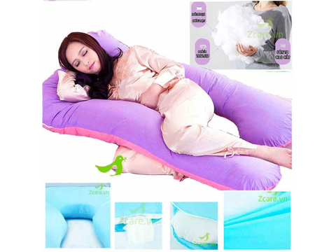  Gối ôm chữ U - Phối 2 màu 