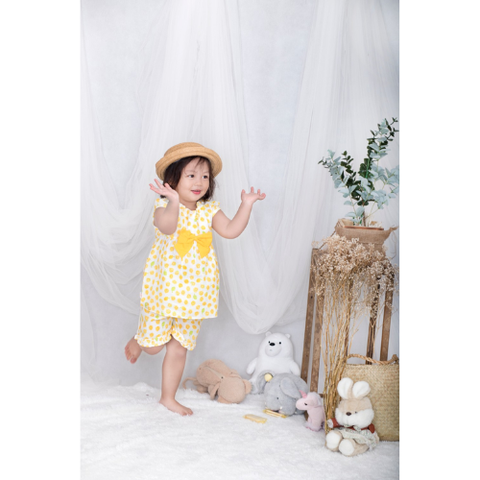  Bộ ngắn bé gái vải Nhật 1159 