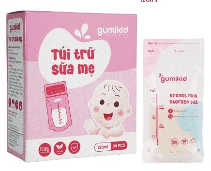  Túi trữ sữa GumiKid 120ml (30 túi/ hộp) 