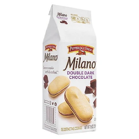  Bánh Milano hai lớp sô-cô-la hiệu Pepperidge Farm 213g 