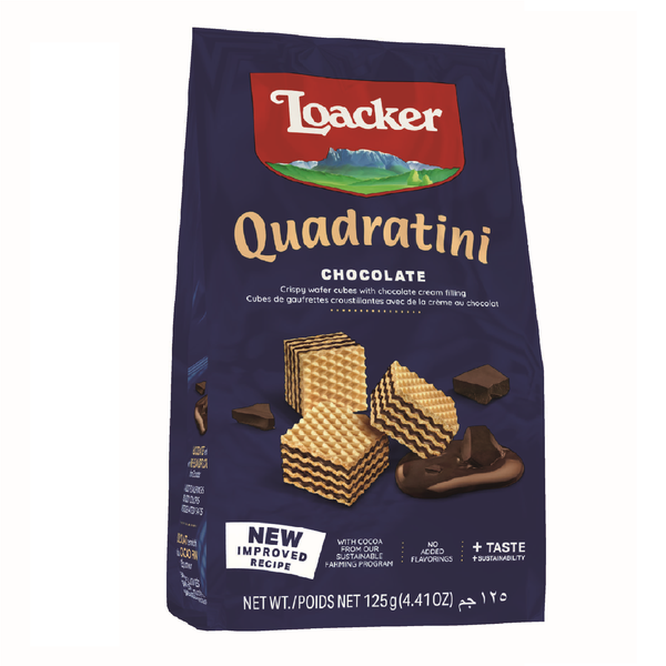  Bánh xốp quadratini kem chocolate 125g 