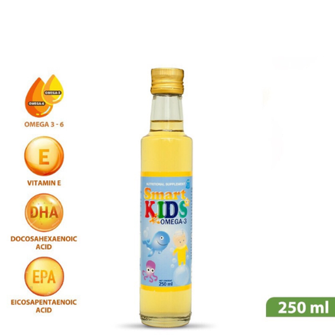  Dầu cá ăn dặm Omega Smart Kids 250ml 