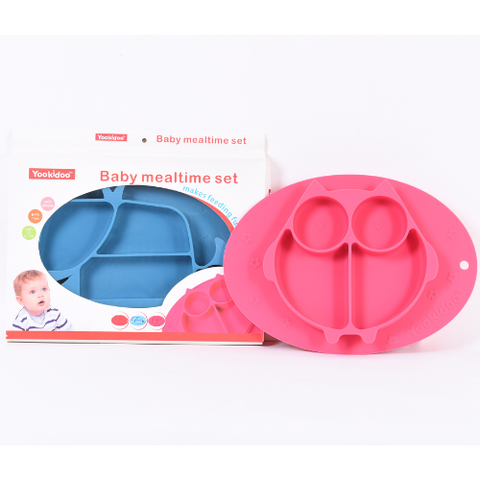  Khay ăn dặm silicon cho bé Yookidoo 