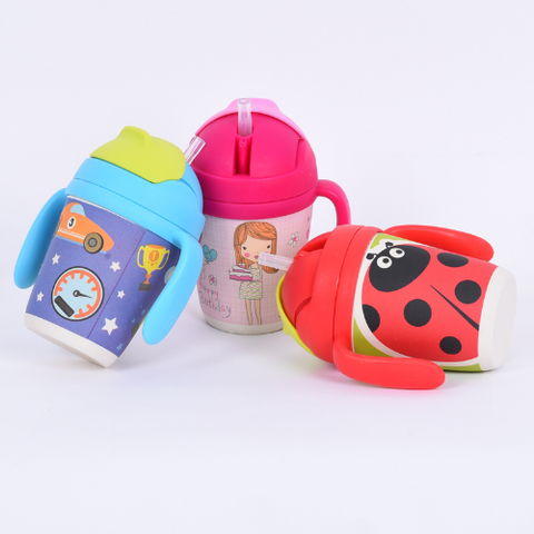  Ly nước uống sợi tre Yookidoo 300ml 