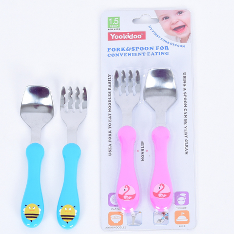  Thìa nĩa ăn dặm cho bé Yookidoo 